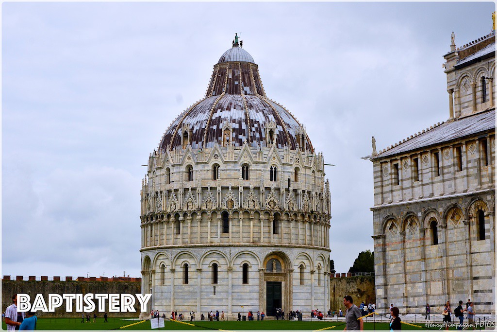 nice structure of the Baptistery