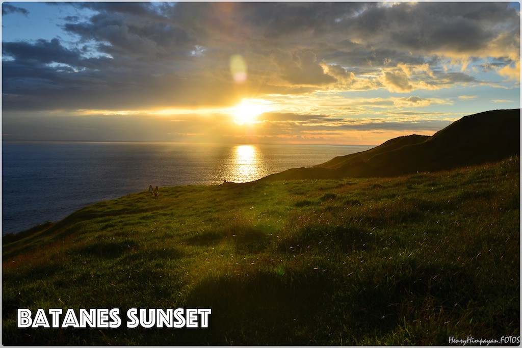 this is the beautiful Batanes sunset taken from Naidi Hills