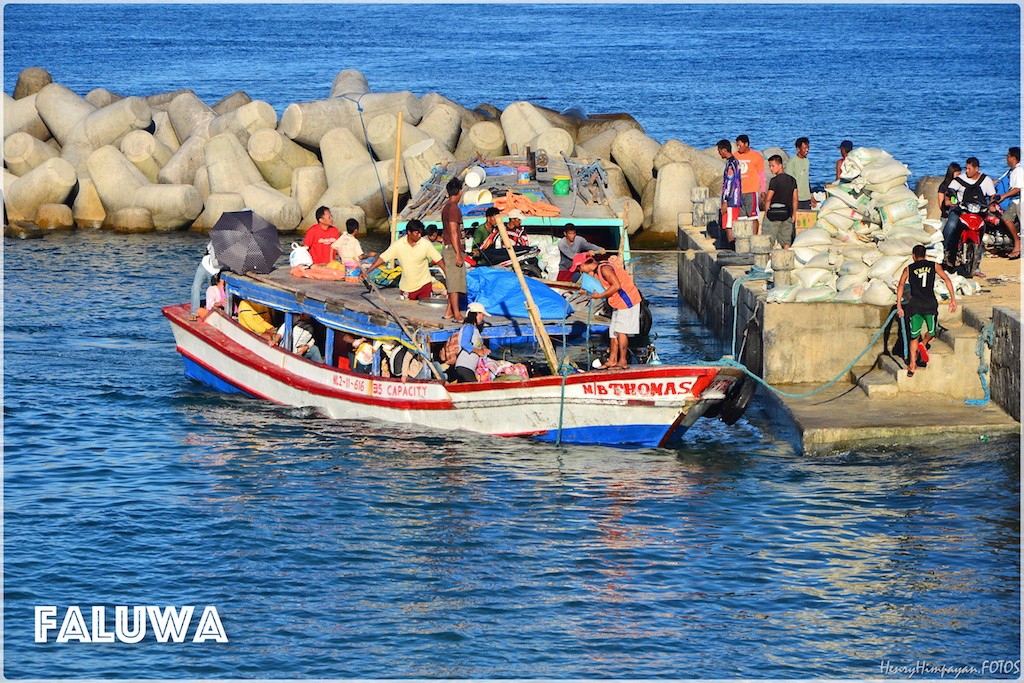 the arrival of Faluwa from Sabtang Island