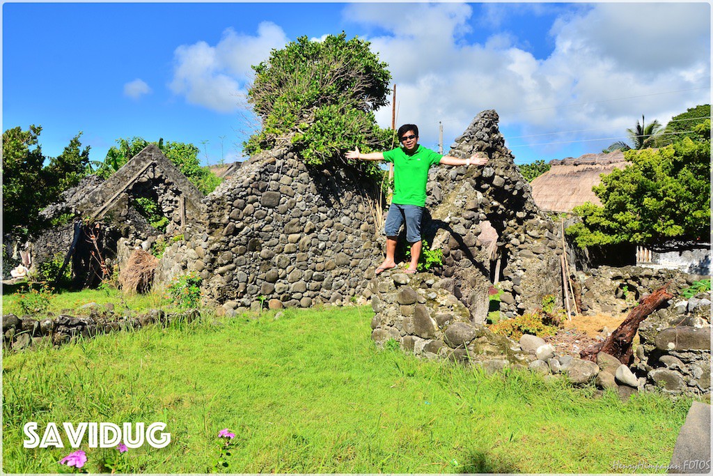 the ruins of some houses