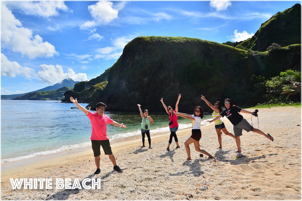 the gang at the beach