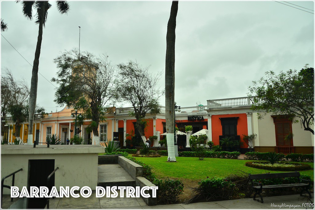 the colonial buildings of the district