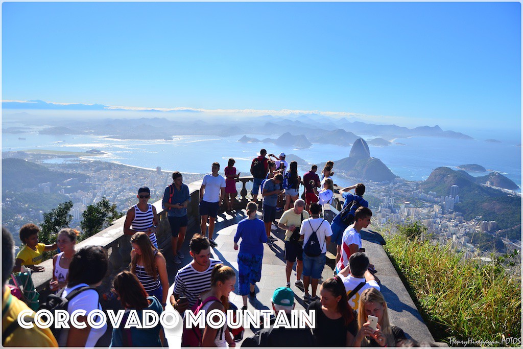 Rio de Janeiro view taken from Corcovado Mountain