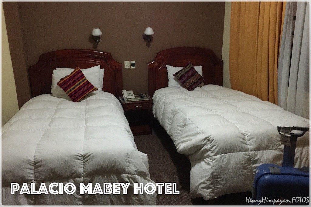 my room at Hotel Mabey in Cusco