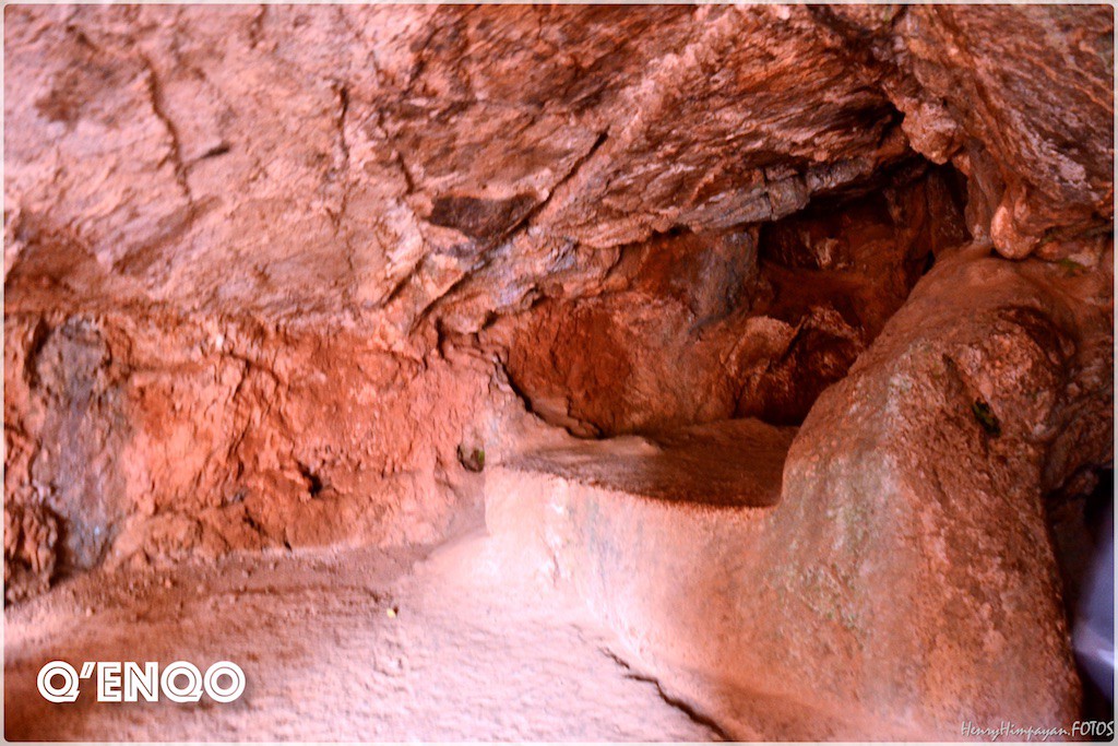 inside the cave