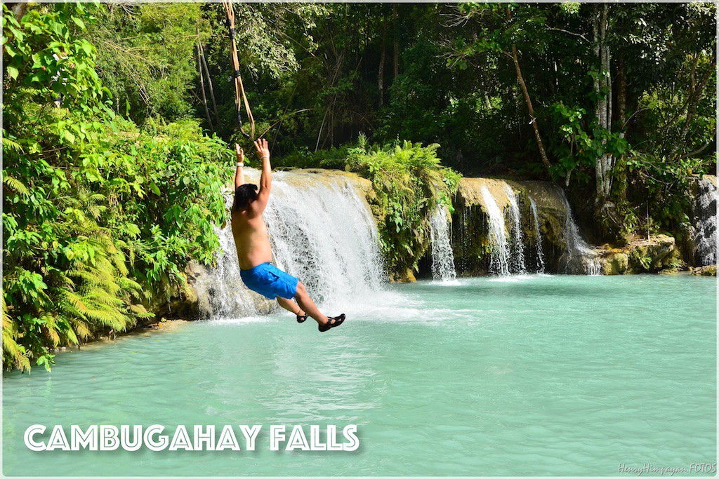 trying the touristy adventure: jump the rope swing