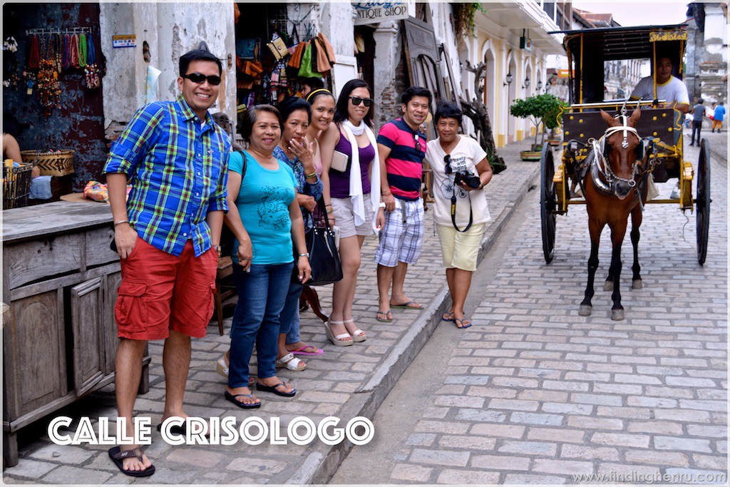 at Calle Crisologo before riding the Kalesa