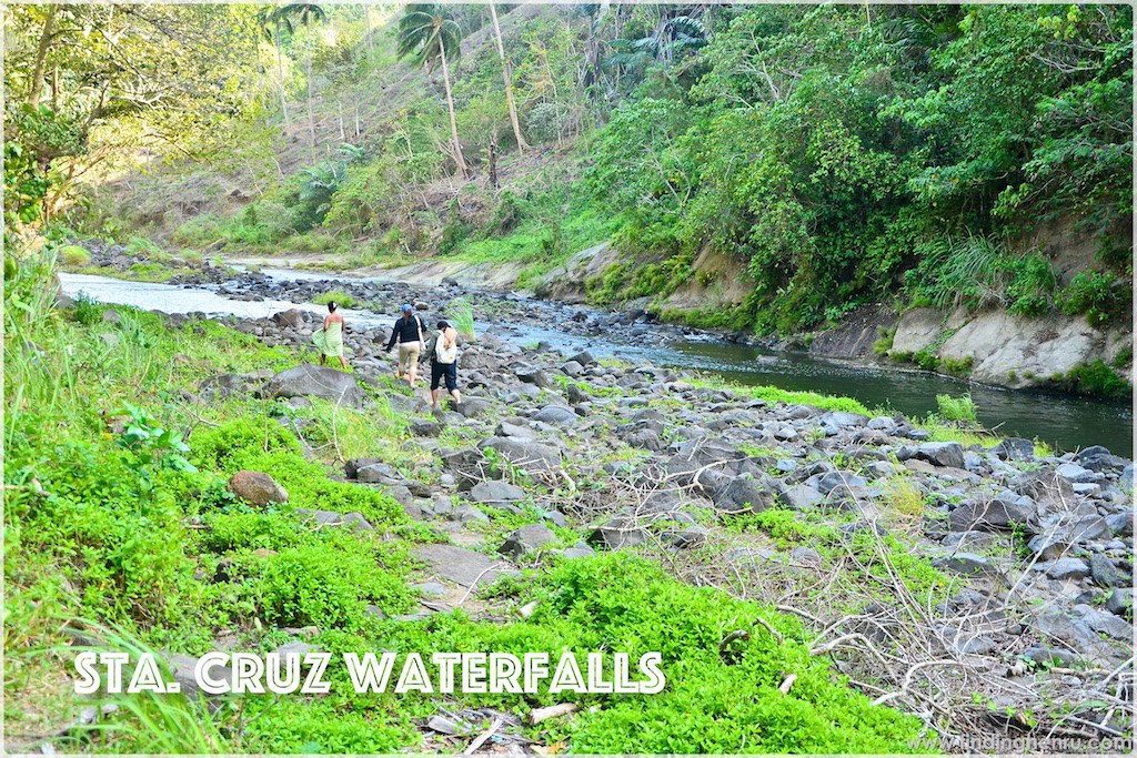 the river at lower water levels