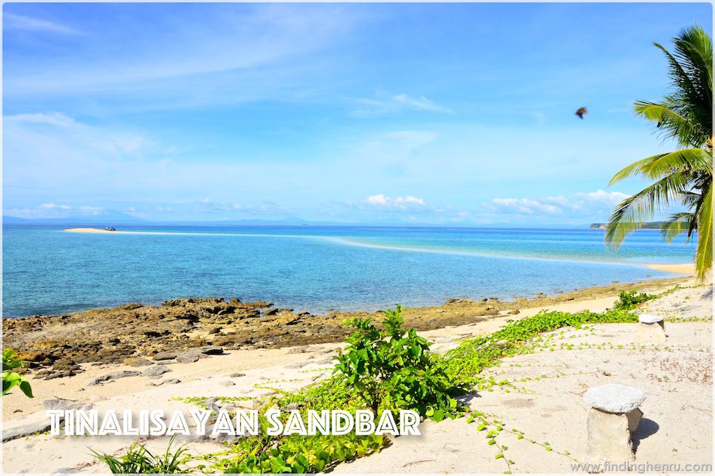 this is the Tinalisayan Sandbar taken from afar