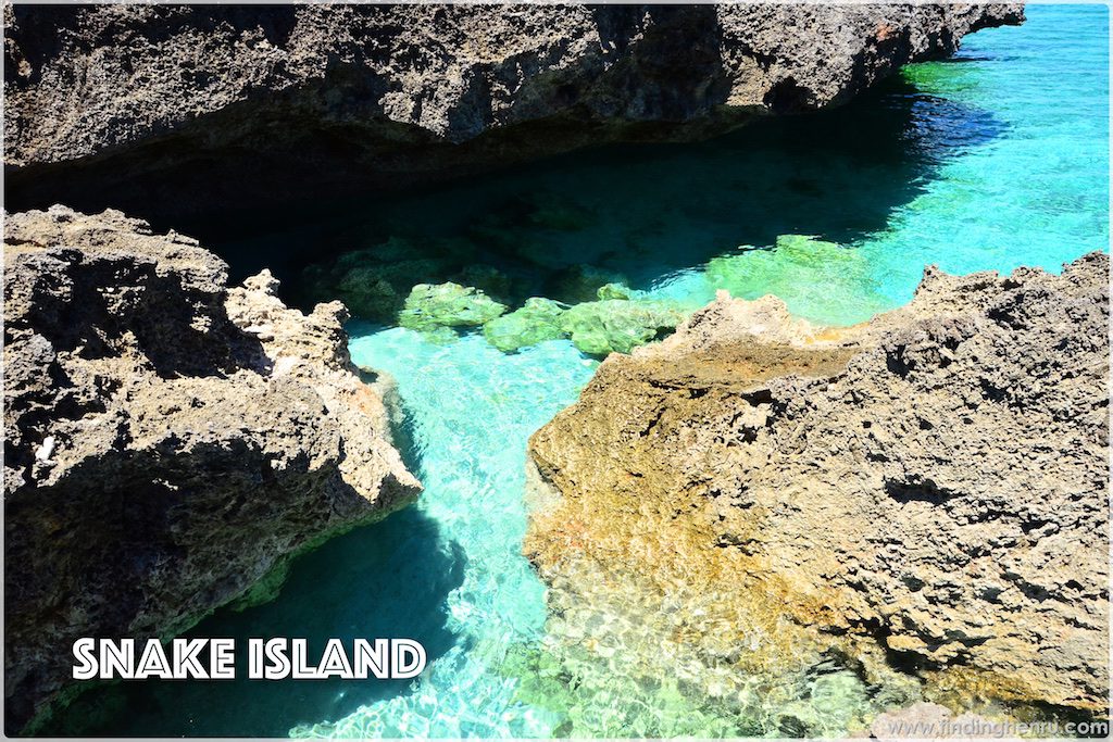 the crystal clear waters of Dapa Island