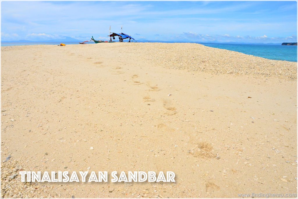 the pebble sands of Tinalisayan sandbar