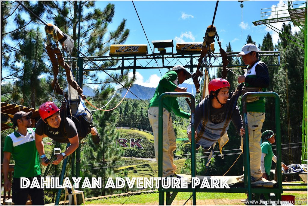 I and Meong at the Zip Line