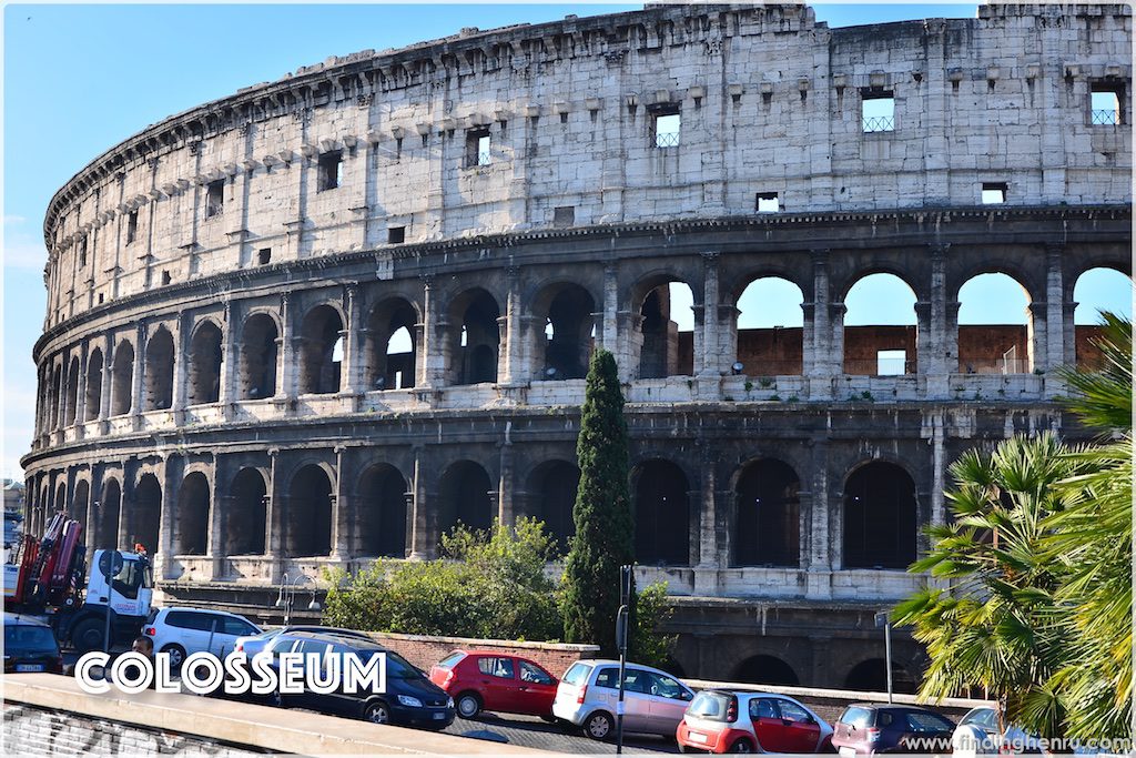 the colosseum from afar