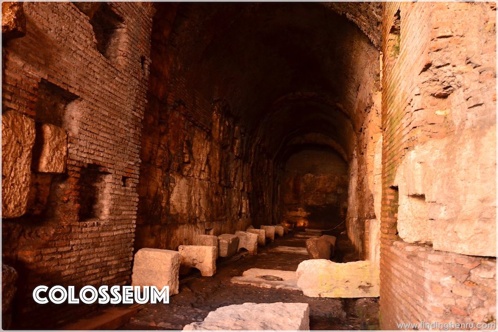 one chamber of the Colosseum