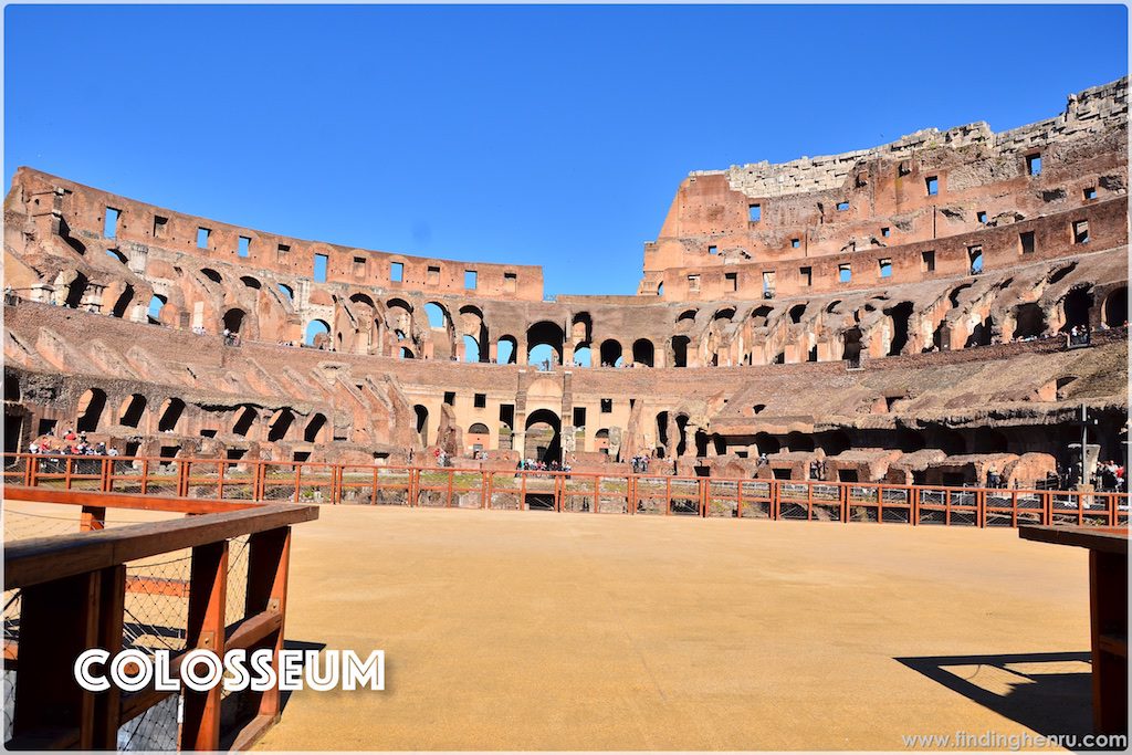 this is how the Colossuem look like from the stage